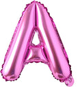 16" inch Single Rose Red Alphabet Letter number Balloons Aluminum Hanging Foil Film Balloon Wedding Birthday party decoration banner Air Mylar Balloons (16 inch Rose Red A)
