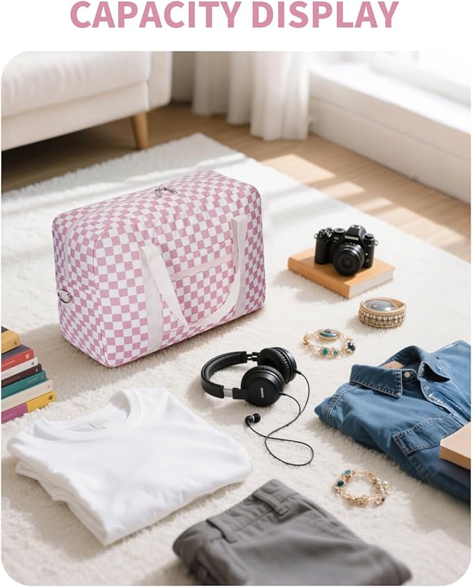 For Spirit Airlines Personal Item Bag Foldable Travel Duffel Bag Tote Carry on Luggage Duffle Overnight for Women and Men