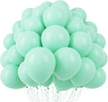 110pcs Mint Green Balloons 12inch Pastel Green Latex Party Balloons for Baby Shower,Graduation, Wedding, Birthday, New Year, Anniversary Party Decorations