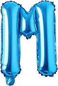 Blue 28 inch Letter Balloons Alphabet Number Balloons Foil Mylar Party Wedding Bachelorette Birthday Bridal Baby Shower Graduation Anniversary Celebration Decoration (Can not Float) (28 inch Blue M)