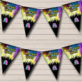 60's 70's 80's Disco Dance Personalized Birthday Party Bunting - Hanging Party Decoration - Birthday Party Banner Garland | Decorative Party Supplies