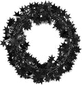 PMU 150 Ft Star Wire Shiny Garland Black Star - Halloween, Christmas Party, Wedding, Birthday, Festive Home Decoration Ornament Black Star (6pc-25Ft Each)