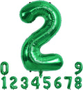 TONIFUL Green 40 inch Digital 2 Balloon for Birthday, Wedding, Anniversary Party Decorations