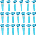uxcell 20 Pcs Colorful Noise Makers Plastic Party Blowers Party Favors for Birthday Parties Holiday Christmas New Years Gift Favors, Blue