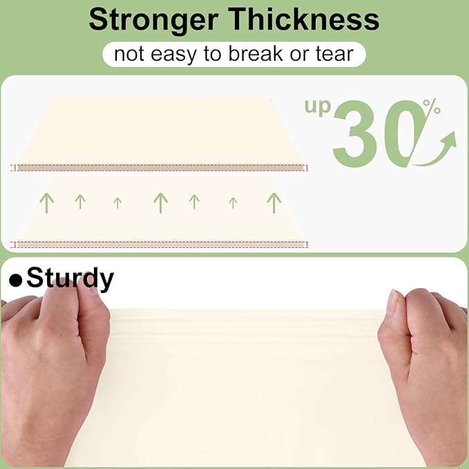 misaya 6 Packs Disposable Plastic Table Cloth, 54 x 108 Inch Waterproof Rectangle Tablecloth, Leakproof & Sturdy Decorative Table Covers for Easter, Picnic, Party and Outdoor, Beige