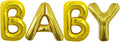 40 Inch Baby Letter Balloons, Gold Foil Balloons Large BABY Balloons, 4 Pcs Giant Mylar Foil Balloon Helium for Birthday, Baby Shower, Wedding, Party Decorations