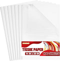 RYKOMO 400 Sheets White Tissue Paper for Gift Bags 14 x 20 Inches Acid Free Tissue Paper for Storage, Packaging, New Year, Festival Mother's Day, Wedding, Birthday and Flower Decoration