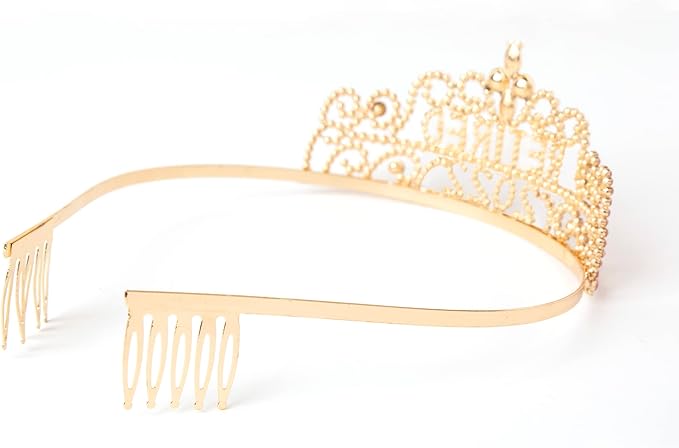 2026 Retirement Tiara & Sash - Officially Retired Sash & Crown for Parties, Events, Gifts, Favors, and Decorations (2026 Gold)