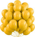 PartyWoo Mustard Yellow Balloons 101pcs 12 Inch Boho Netural Fall Balloons for Birthday Engagement Baby Shower Anniversary Bee Sunflower Little Cutie Thanksgiving Party Decorations Yellow-F57