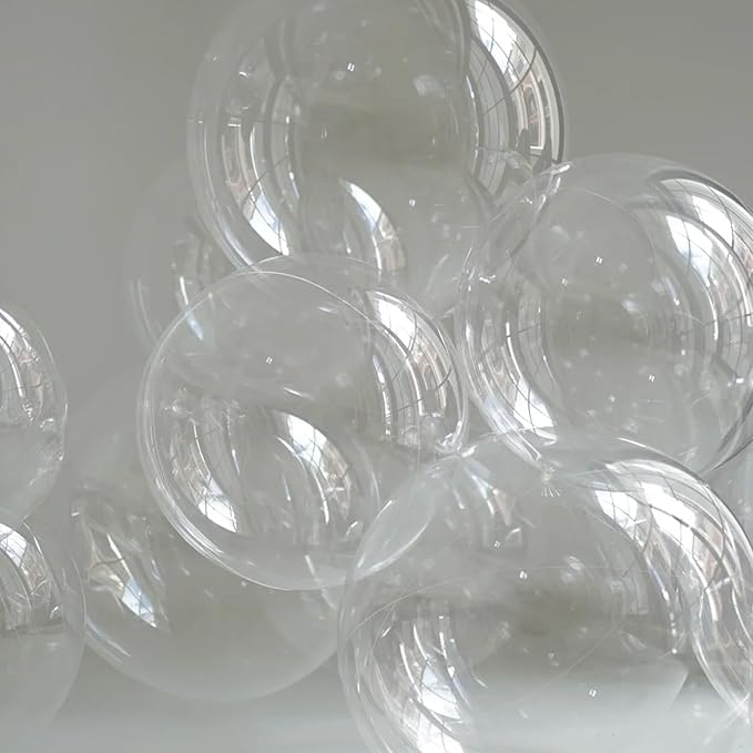 90pack Clear Balloons Different Size 18/12/10/5 Inch Transparent Balloon Garland Arch Kit for Graduation, Wedding, Birthday, Baby Shower, Anniversary Party Decorations
