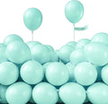 PartyWoo Teal Balloons 50 pcs 5 Inch Small Mini Pastel Teal Turquoise Peppermint Mint Balloons for Graduation Gender Reveal Baby Shower Wedding Anniversary Birthday Party Decorations Mint-Q03