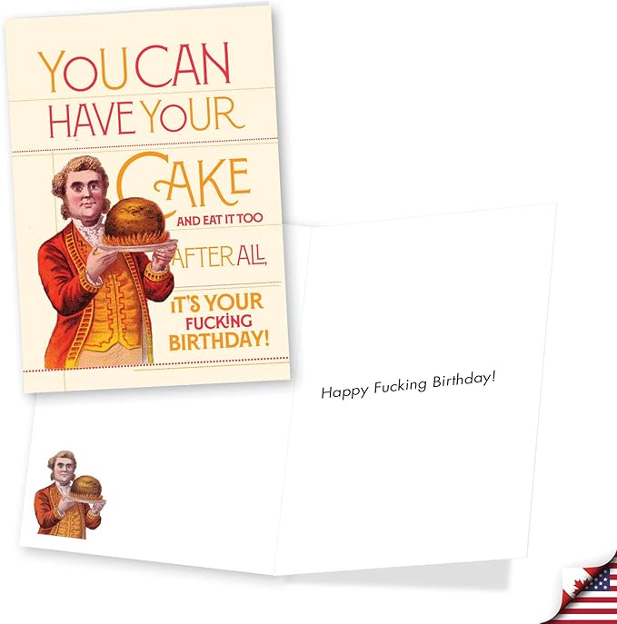 NobleWorks Assortment Pack of 3 Hilarious Birthday Greeting Cards with Envelopes for Men and Women (3 Designs, 1 Each) Older and Delightful VC7959BDG-C1x3