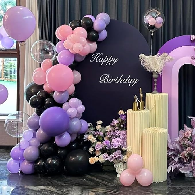 AZOWA 24 Inch Light Purple Balloon 10 Large Latex Balloons for Party Wedding Birthday Baby Shower Decoration (Light Purple, 10 Pcs)
