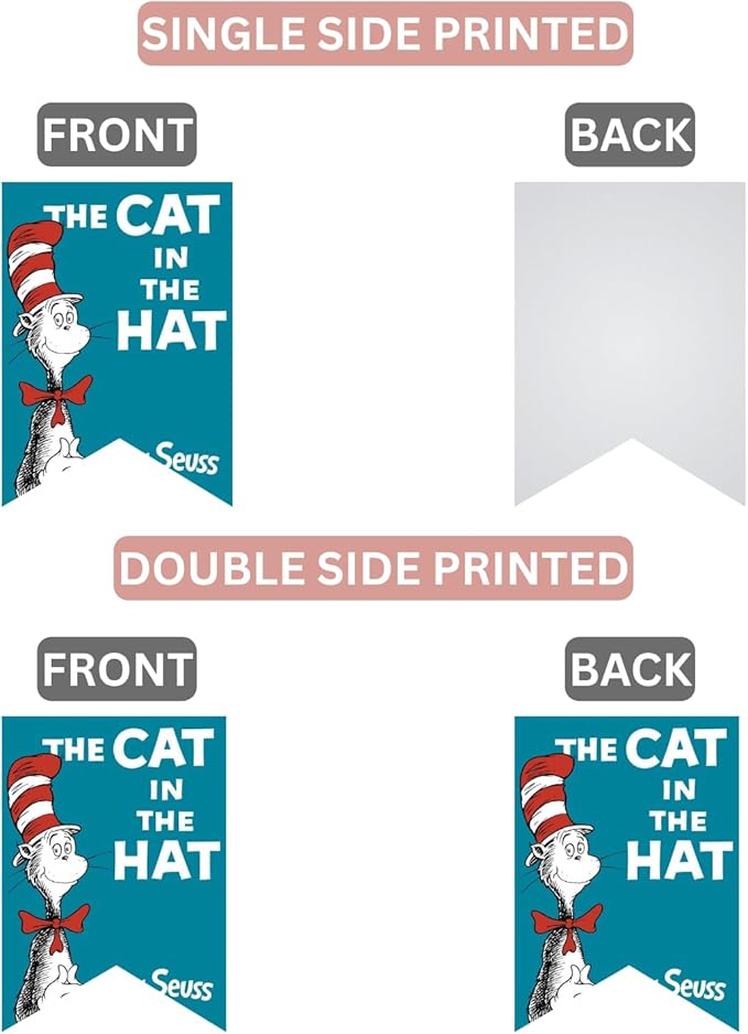 Book Garland – Vintage Book Pages String Decoration – 22 Pieces Perfect for Book Lovers, Kids Room Decor, Themed Parties, Comic Story Party Banner, Home, Library (Print Type, Single-Sided Printed)