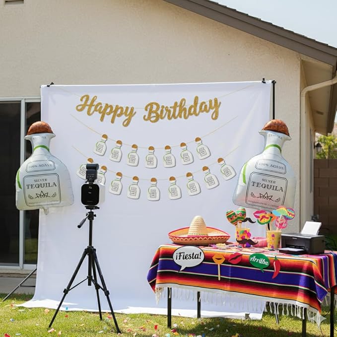 Jumbo 30" Tequila Balloons (set of 2) Tequila Party Decorations 21st Birthday, Margs and Matrimony Bachelorette Party Margarita Balloon, Cinco de Mayo
