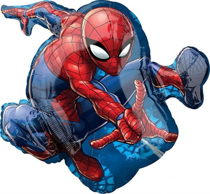 Anagram Spiderman Webbed Wonder Birthday Party Supplies 6 pc Balloon Bouquet Decorations