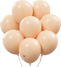 AFTERLOON® Biodegradable Balloons 50 pcs Nude 10 Inch, Matte Color Thickened Extra Strong Latex Helium Float, for Baby Shower Gender Reveal Garland Arch Wedding Kids Birthday Party Decorations