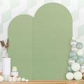 Arch Covers 7.2 and 6ft Spandex Arch Backdrop Cover Set of 2 for Arch Stands Sage Green Chiara Backdrop Arch Stand Cover Happy Birthday Decorations