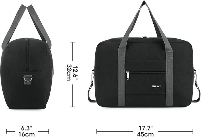 For Spirit Airlines Personal Item Bag Foldable Travel Duffel Bag Tote Carry on Luggage Duffle Overnight for Women and Men