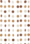 Brown Paper Garlands Hanging Circle Decoration Neutral Party Streamers, 30 Feet (Browe, Kraft, Beige)