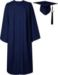 GraduatePro Matte Graduation Cap and Gown Class of 2026 Set Bulk with Tassel for High School & College 12 Colors