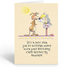 Stonehouse Collection Single Funny Buzzard and Coyote Birthday Cards | Desert Humor Greeting Card | 1 Funny Birthday Card (Coyote and Buzzard)