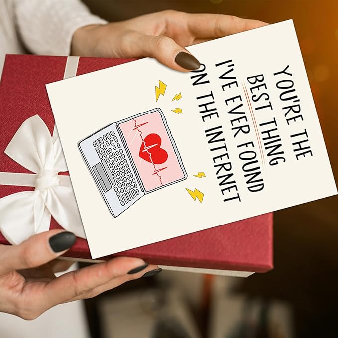 Romantic Valentines Card for Boyfriend,Funny Birthday Cards for Men Husband, Boyfriend Birthday Card, Funny Anniversary Card