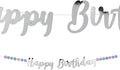 Fun Express 7 ft. x 6" Pastel Dip Dye Party Happy Birthday Garland Decoration