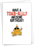 The Best Card Company - Funny Birthday Pun Card, 5x7 Inch, Multicolored, Includes Envelope, Made from 30% Recycled Content, No Batteries Required