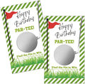 Haizct 50 Pack Happy Birthday Theme Scratch Off Game, Scratch Card for 18th Birthday Party Lottery Group Game, 18th Gifts for Golf Lover, Raffle Tickets, Baby Shower