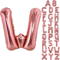TONIFUL 40 Inch Rose Gold Letter Balloons, Giant Alphabet Letter, Big Balloons for Birthday Party, Anniversary Supplies & Decorations