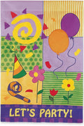Patchwork Let's Party Banner (12-1/2 in. x 18 in.)