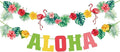 Hawaiian Aloha Party Decorations,Luau Theme Party Supplies,Summer Beach Party,Tropical Birthday Party Decorations