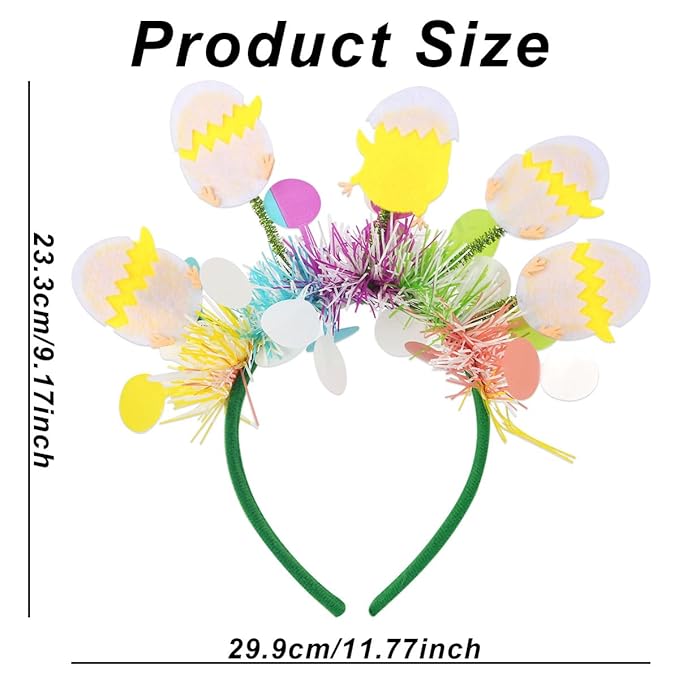 Easter Headbands for Women - Easter Cracked Eggs Headband - Easter Headbands for Easter Decorations - Easter Hair Accessories for Women