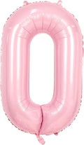 Pink Letter O Balloons,40 Inch O Letter Balloon Light Pink,A to Z Alphabet Helium Custom Letters Balloon for Birthday Anniversary Baby Shower Wedding Party Decorations
