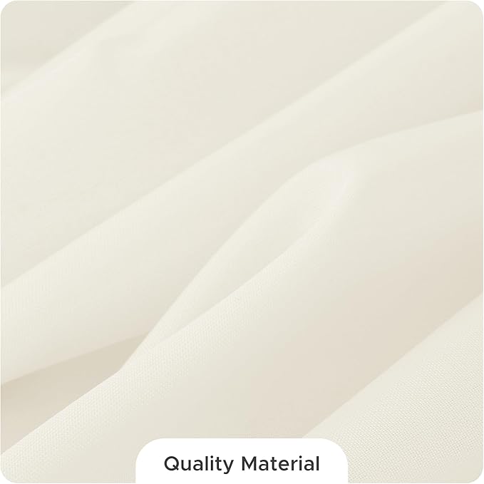Fitable 8 Pack Round Tablecloths: Stain Resistant Wrinkle Free Circle Table Clothes, Washable Reusable Polyester Table Covers for Wedding Party Birthday Banquet Reception(Ivory, 84 Inch)
