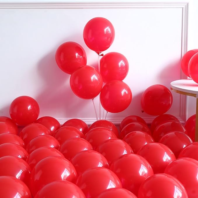 Red Black White Balloon Arch Kit 149Pcs with Gold Confetti Balloon for Red and Black Birthday Party Decorations Graduation Party Birthday