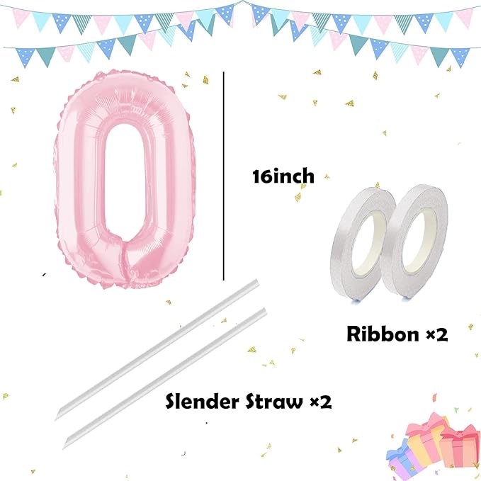 16 Inch pink Letter Balloons Mylar Foil Alphabet Letter A-Z Balloons Set for Wedding Birthday Party Decoration Banner(26pcs Pack,) (Light pink)