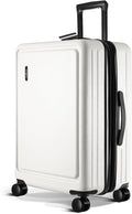 TRAVELARIM 24 Inch Luggage with Spinner Wheels, Hard Shell Suitcase with TSA Locks for Luggage, Travel Large Suitcase, Expandable Hard Shell Suitcases, White