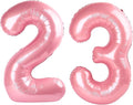 40 Inch Pearlescent Pink Number 23 Balloon Number 23 Balloon 40 Inch, 23th Birthday Party Decorations for Boy or Girl Huge Mylar Anniversary Party Supplies