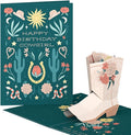 Lovepop Birthday Pop-Up Card for Her and Him - 3D Greeting Cards for Boys, Girls, Men, Women - Happy Birthday Cowgirl - 5" x 7" Card - Blank Note Card & Envelope Included