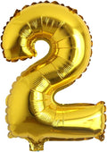 40 inch Letter Balloons Gold Alphabet Number Balloons Foil Mylar Party Wedding Bachelorette Birthday Bridal Shower Graduation Anniversary Celebration Decoration can fly with helium (40 INCH Gold 2)