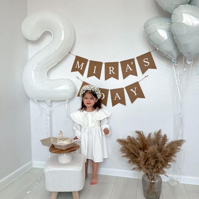 White Number 9 Balloon, Foil 40 Inch Happy 9 19 29 90 Birthday for Men And Women, Foil Balloons Decoratins for Boy and Girl Birthday, Wedding Anniversary, Single, New Year, Party Syupplies