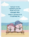 ALY LOU Mothers Day Card for Mom Mother Wife Stepmom Aunt Grandma Parents – Cute Funny Heartfelt Greeting Card for Her from Daughter Son Husband – Blank Inside (There is nothing else, I’d rather do)
