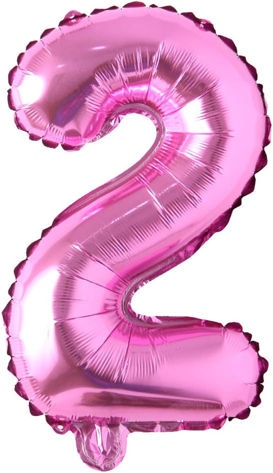 16" inch Single Rose Red Alphabet Letter number Balloons Aluminum Hanging Foil Film Balloon Wedding Birthday party decoration banner Air Mylar Balloons (16 inch Rose Red 2)