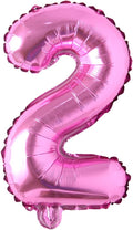 16" inch Single Rose Red Alphabet Letter number Balloons Aluminum Hanging Foil Film Balloon Wedding Birthday party decoration banner Air Mylar Balloons (16 inch Rose Red 2)
