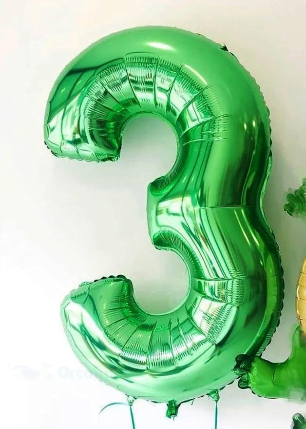 5 Number Balloons 40 Inch, Foil Balloons for Boys And Girls, Dark Green Numbers Balloon for 5, 15, 25, 45 Birthday Party Decoration, Anniversary, Wedding, Single Supplies