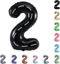 40 Inch Large Foil Helium Number Balloon Birthday Wedding Party 0-9 (Racetrack, 2)