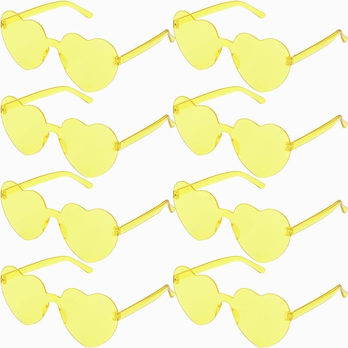 Heart Glasses Heart Shape Sunglasses for Valentine Mardi Gras Summer Women's Party Favor