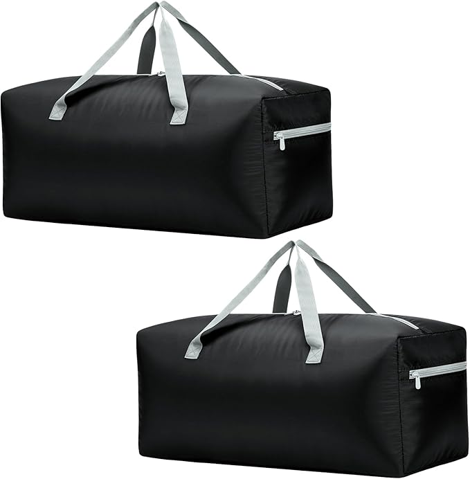 iFARADAY 2 Packs Foldable Duffel Bag 30" / 75L Lightweight with Water Rresistant for Travel